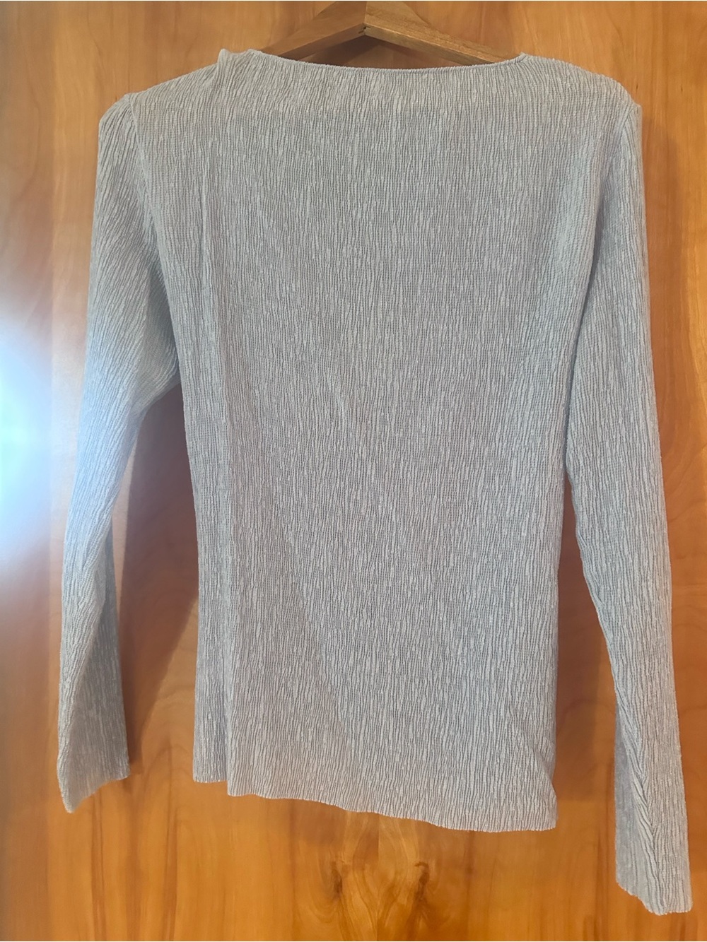 Tibi Sage Crinkle Lyocell Boatneck Shirt - Picture 8 of 9